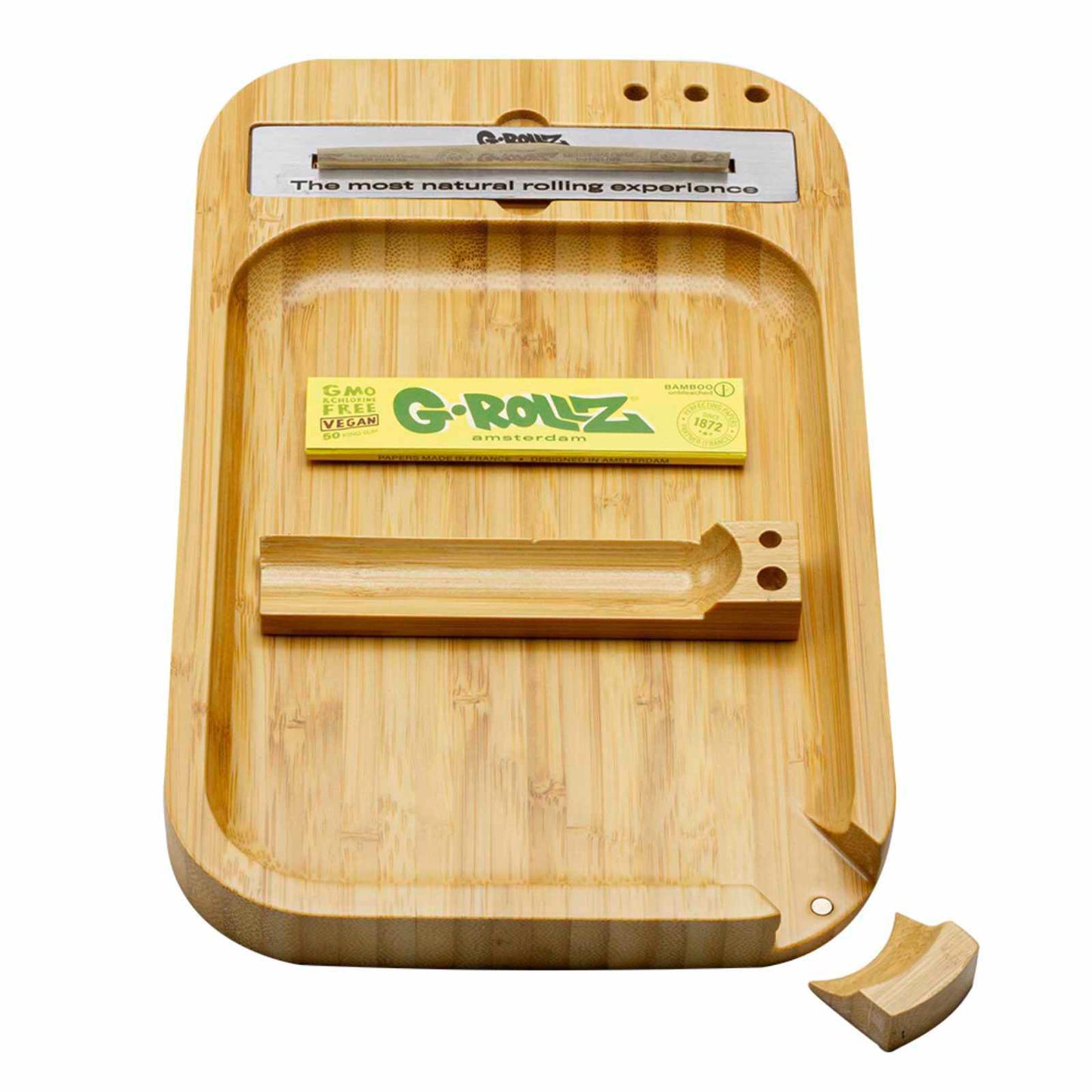 BIG BAMBOO ROLLING TRAY - 1 PCS