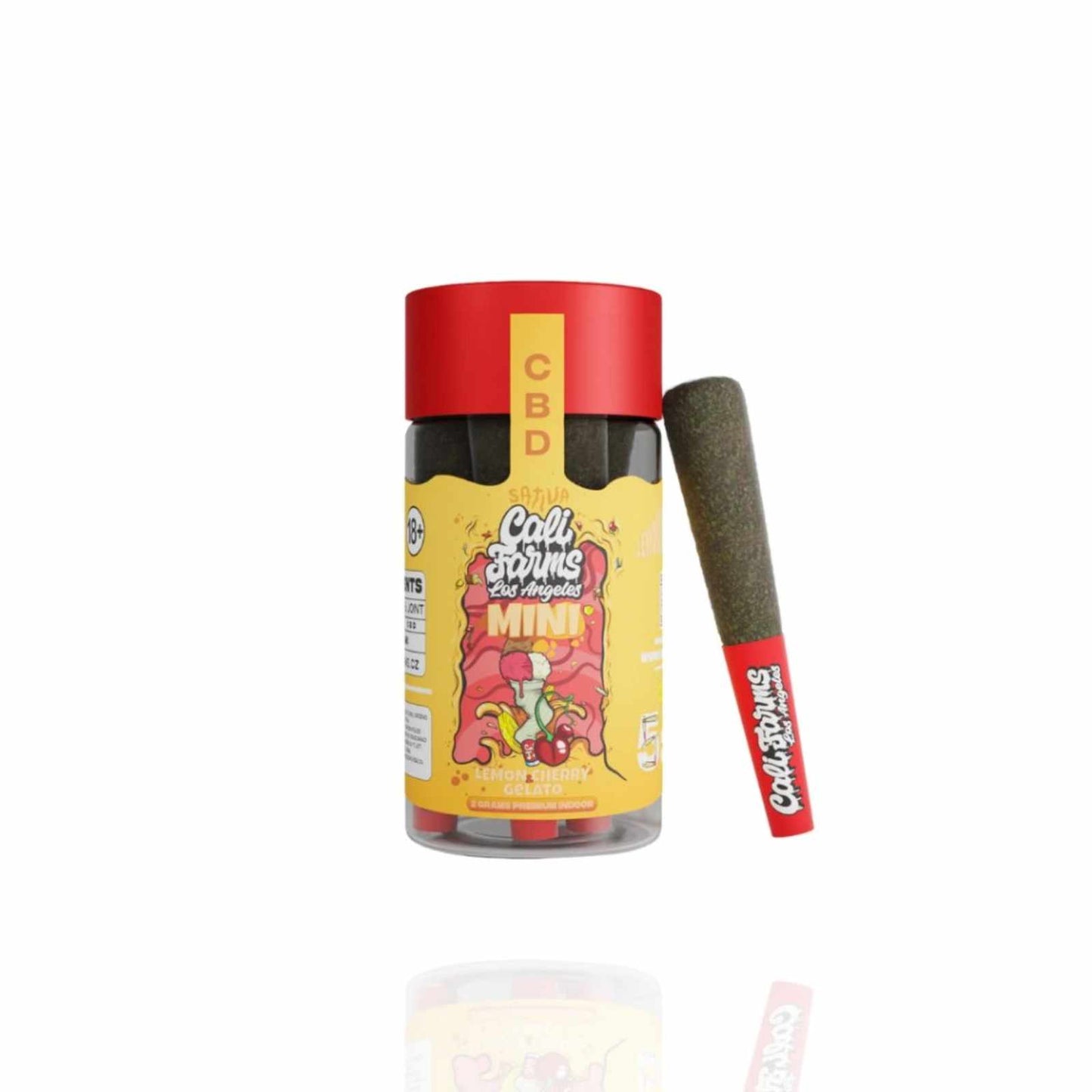 CBD MINI VONNÉ TYČINKY 5 KS - LEMON CHERRY GELATO - 1 KS