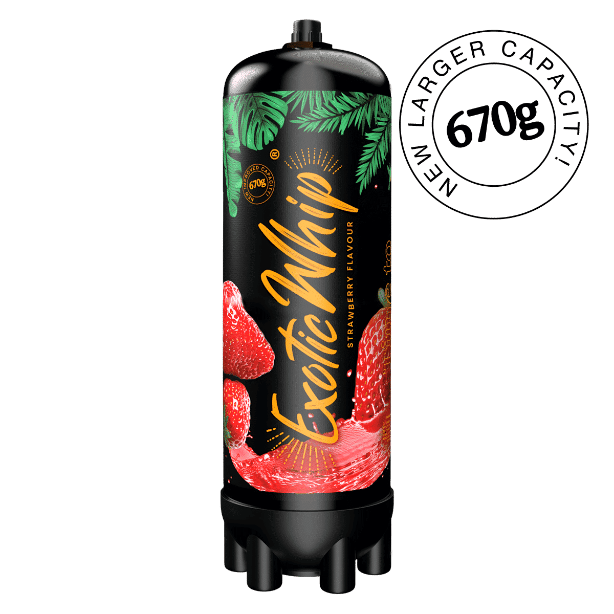 ŠLEHAČKOVÁ BOMBA EXOTIC WHIP 640G - JAHODA