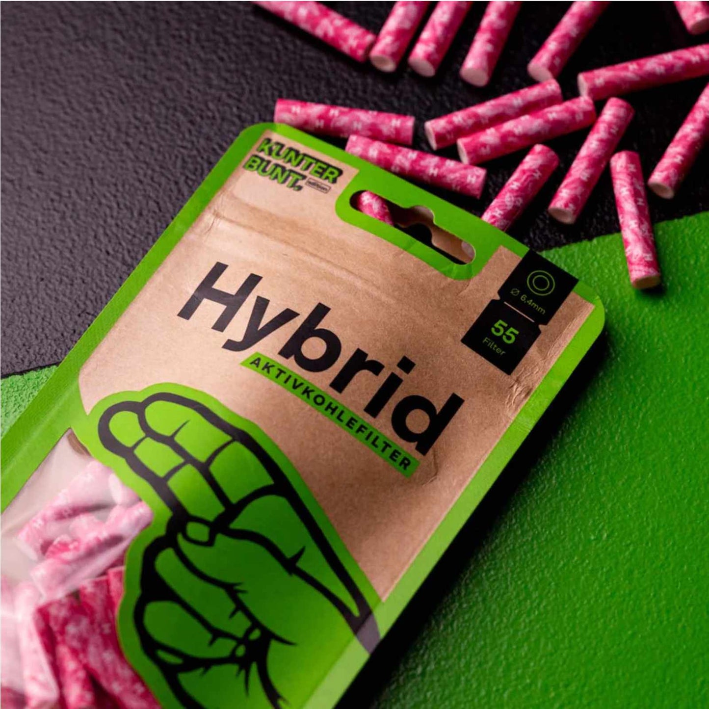 FILTRY UHLÍKOVÉ PINK - BALENÍ 55 KS - 1 KS