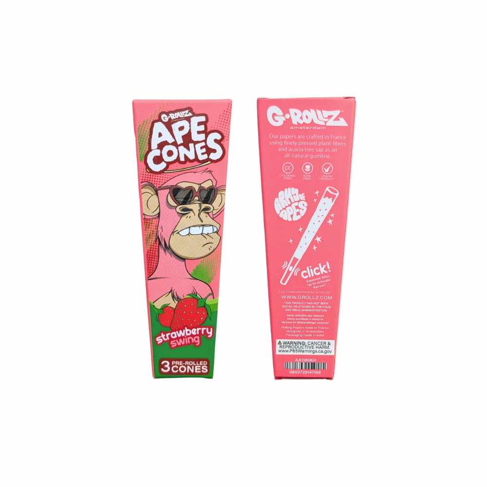 CONES APE OCHUCENÉ - STRAWBERRY - 24KS/BOX