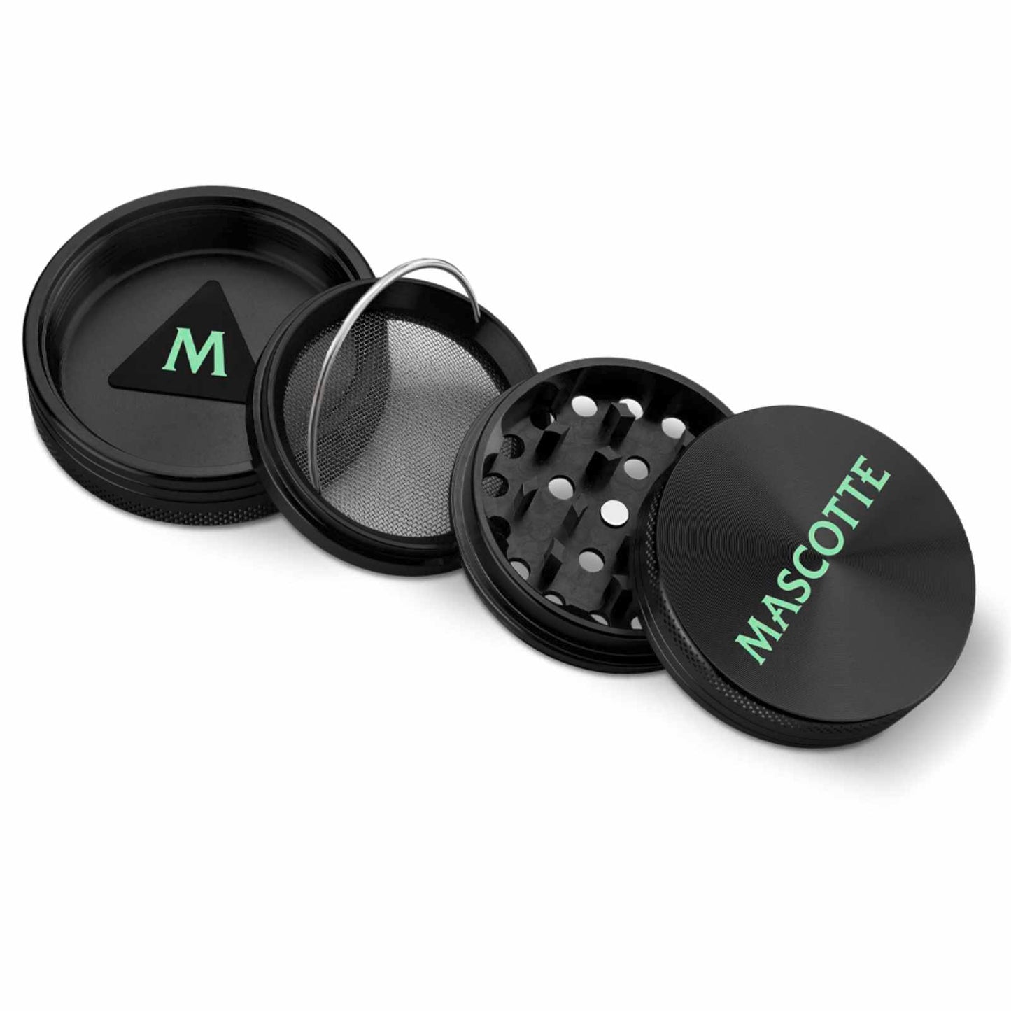 DRTIČKA KOVOVÁ Ø 61 MM ČERNÁ (4DÍLNÁ) - 1 KS