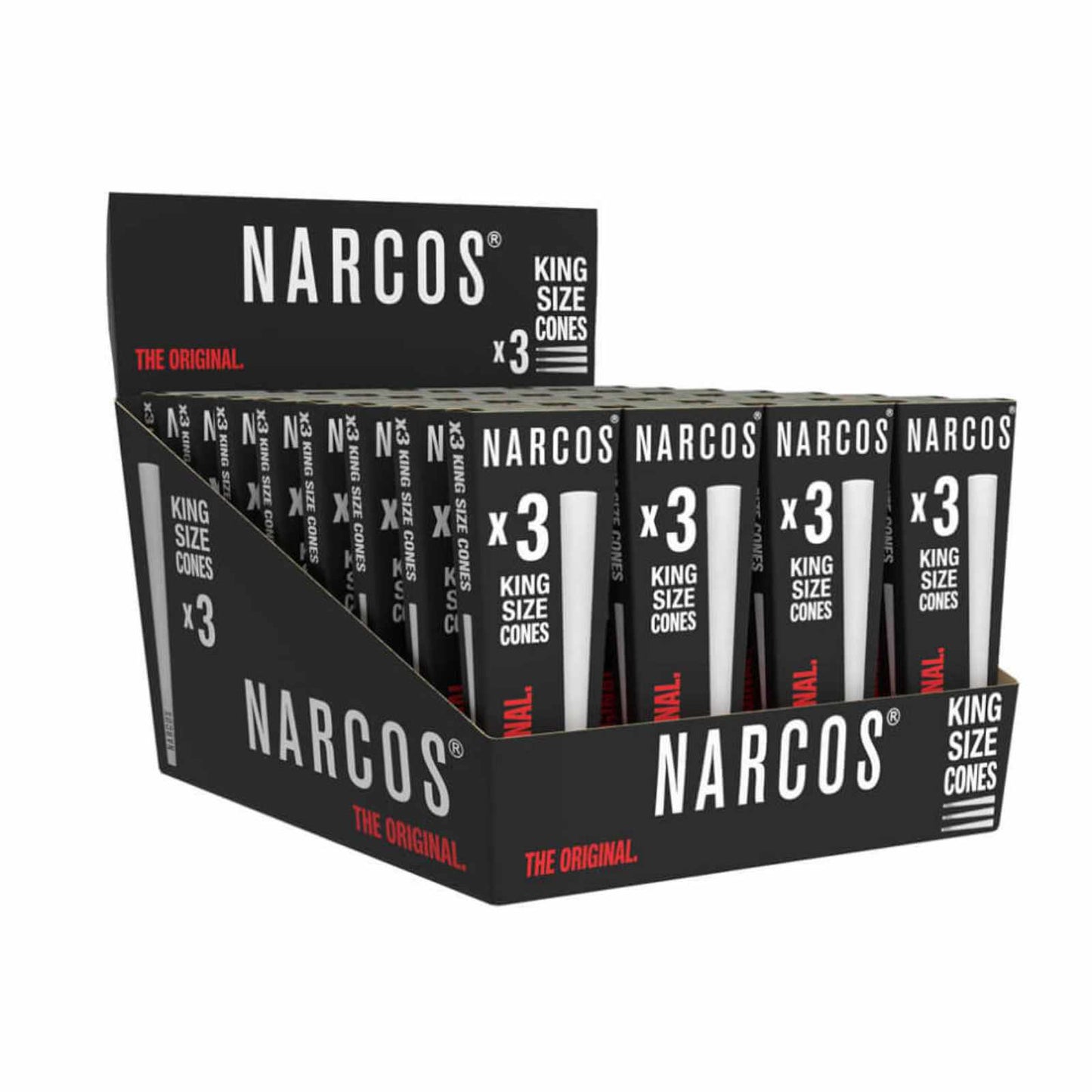 CONES NARCOS KING SIZE - 32KS/BOX