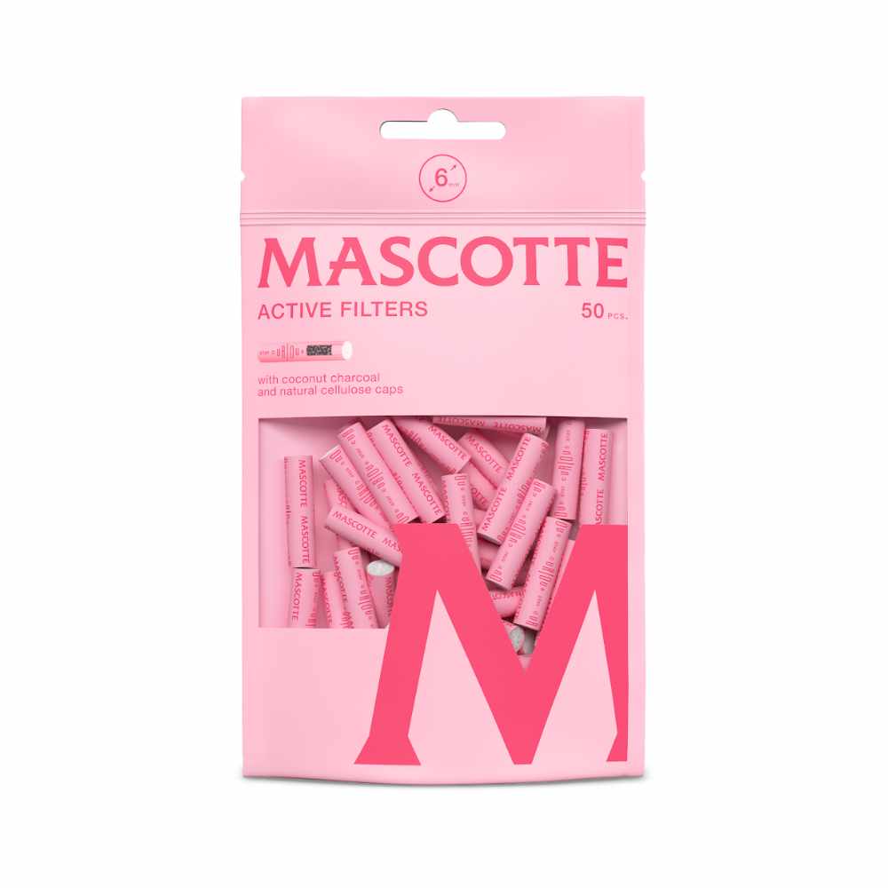 FILTRY UHLÍKOVÉ PINK SLIM - BALENÍ 50 KS - 1 KS