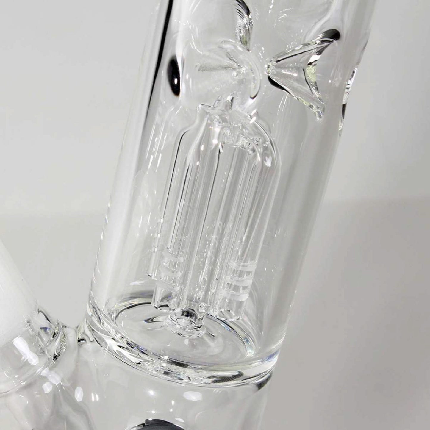 SKLENĚNÝ BONG S PERKOLACÍ 30 CM MODRÝ - 1 KS