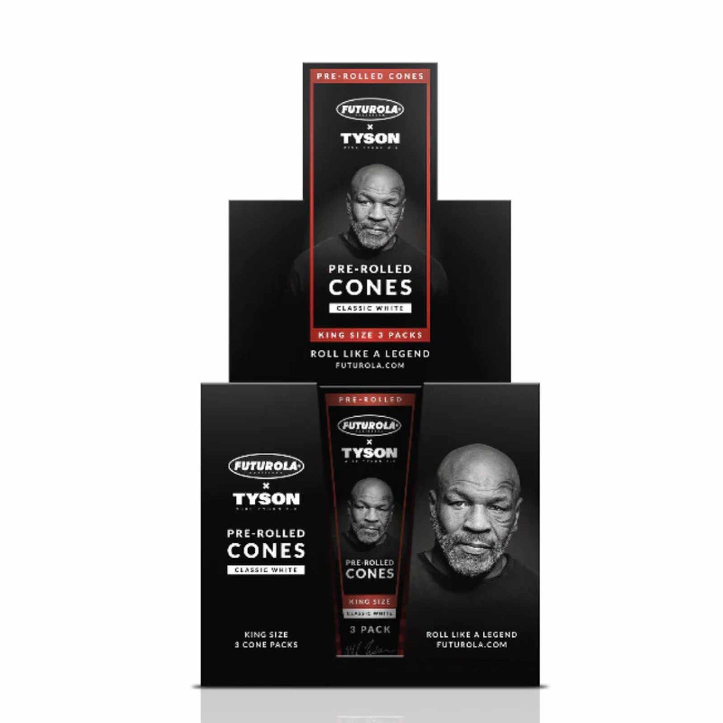 CONES MIKE TYSON KING SIZE - 30KS/BOX