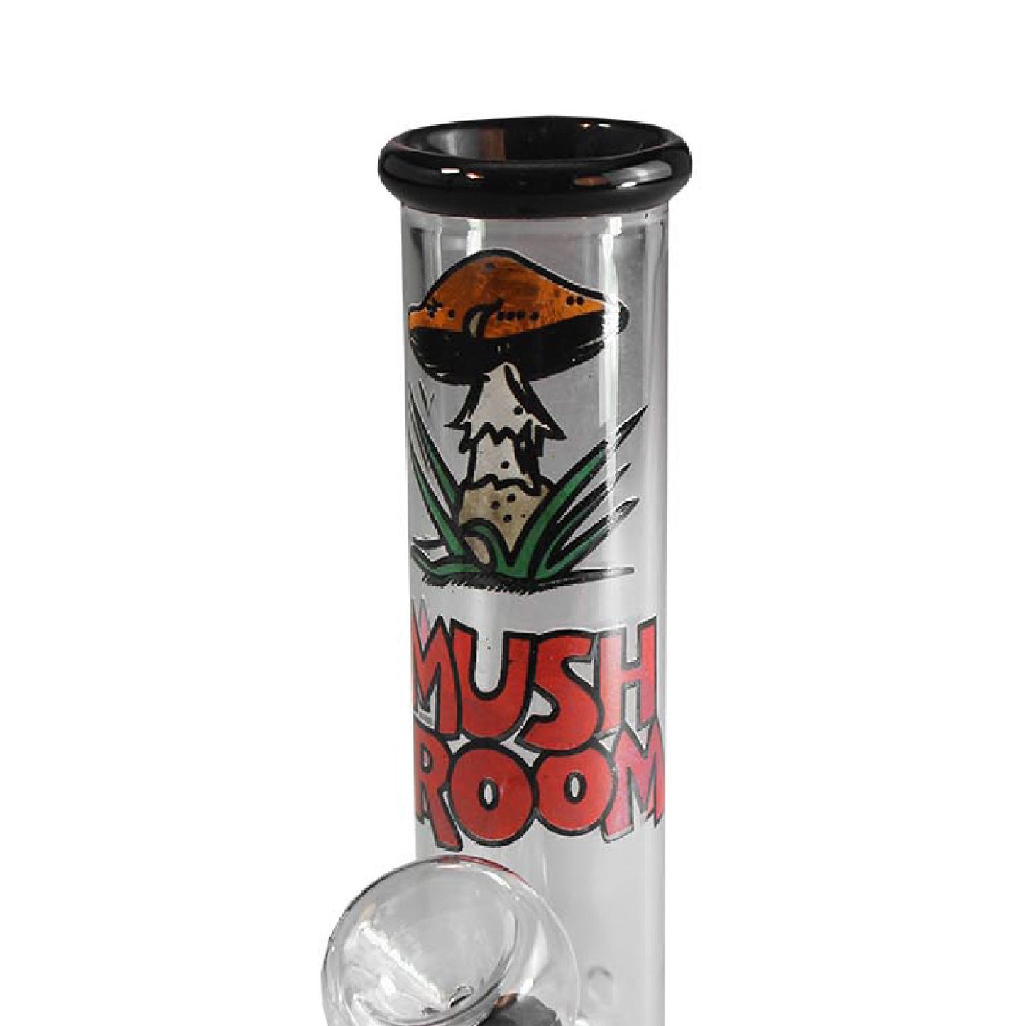 MINI BONG MUSHROOM 16 CM ČERNÁ - 1 KS