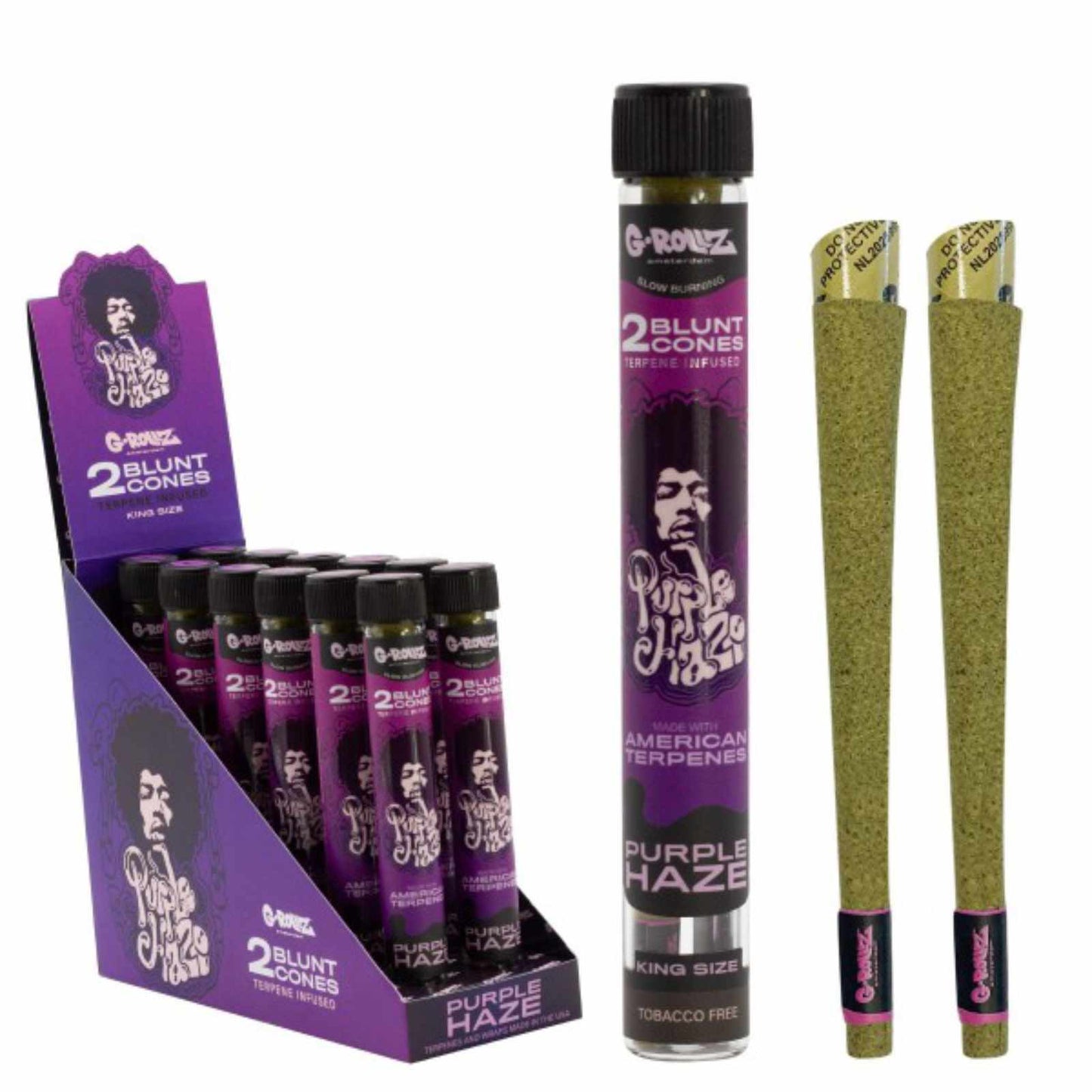 PŘEDBALENÉ BLUNTY PURPLE HAZE - 12KS/BOX