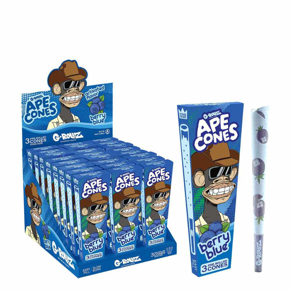 CONES APE OCHUCENÉ - BERRY BLUE - 24KS/BOX