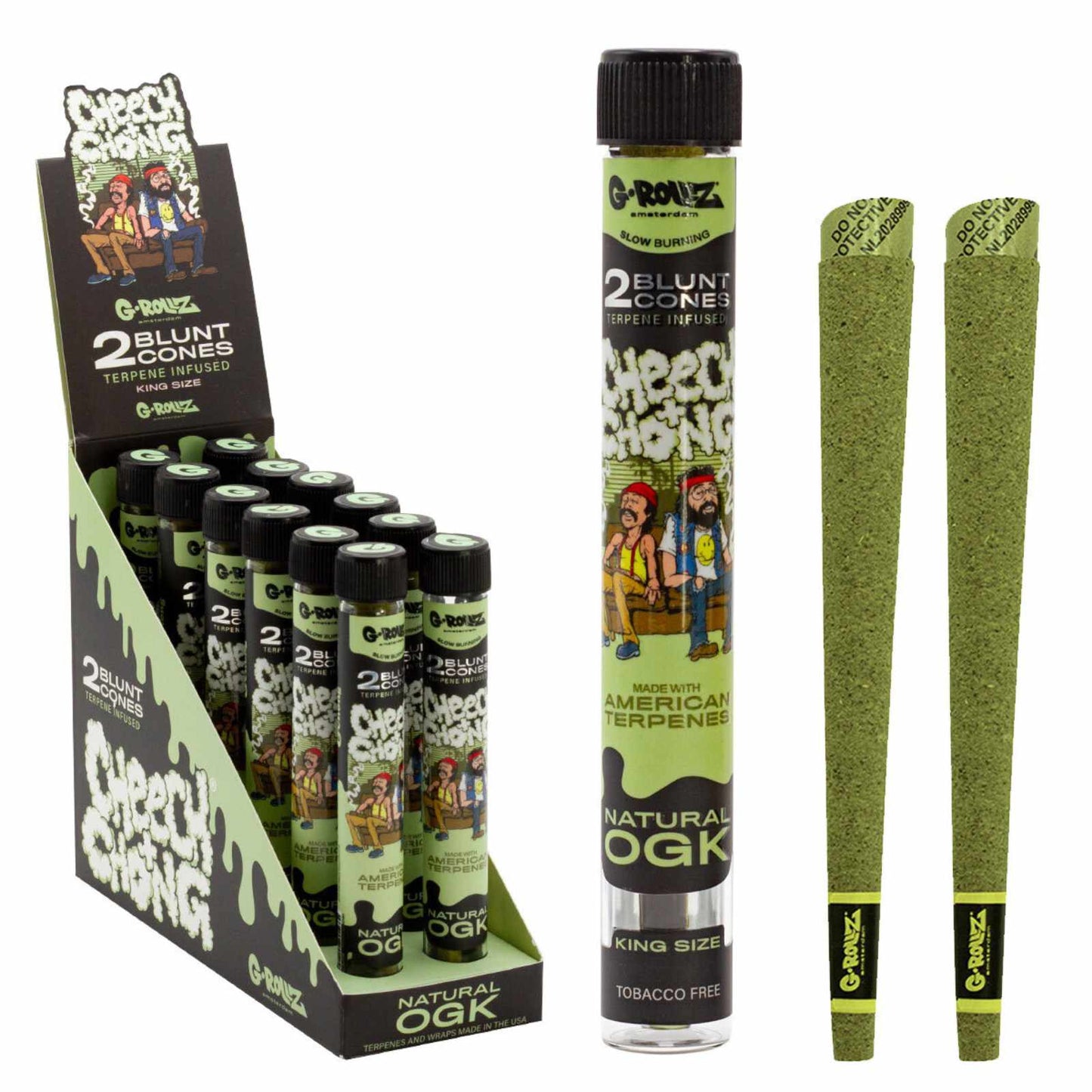 PŘEDBALENÉ BLUNTY NATURAL OGK - 12KS/BOX