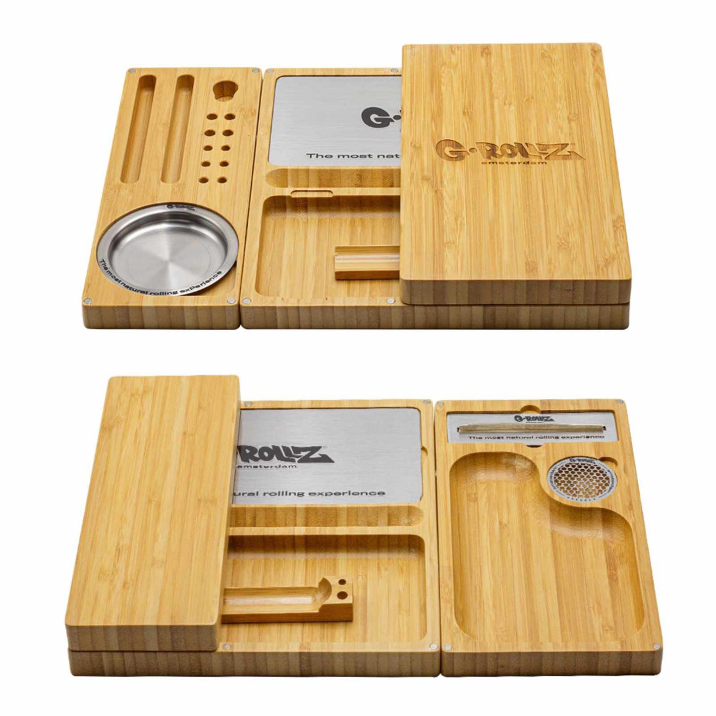 DELUXE BAMBOO ROLLING TRAY - 1 PCS