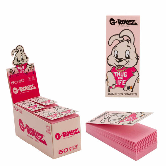 THUG FOR LIFE PINK FILTERS - 24 PCS/BOX