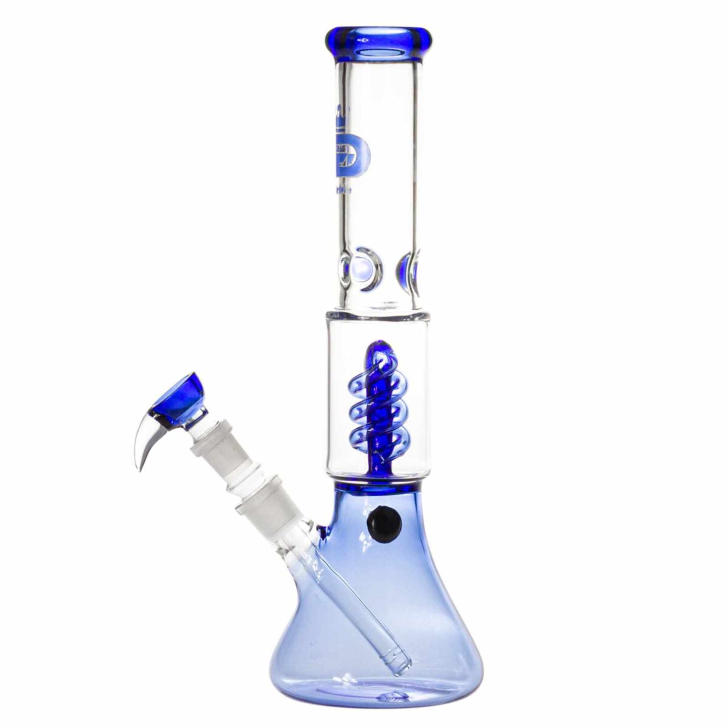 SKLENĚNÝ BONG GRACE GLASS SMALL BOY MODRÝ 34,5 CM - 1 KS