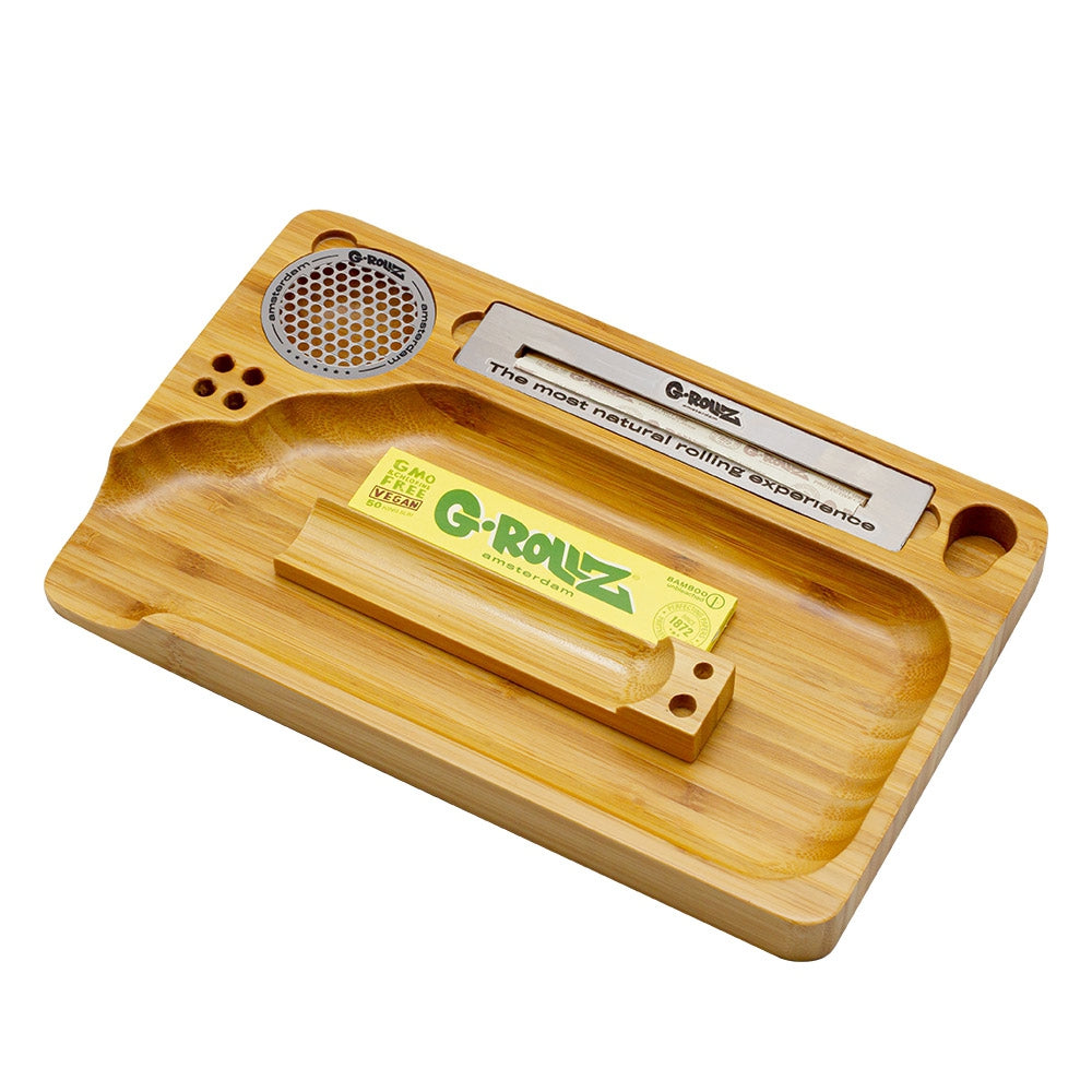 OG BAMBOO ROLLING TRAY - 1 PCS