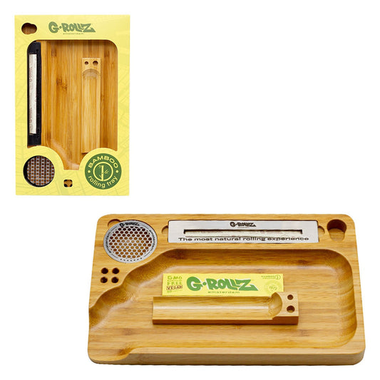 OG BAMBOO ROLLING TRAY - 1 PCS