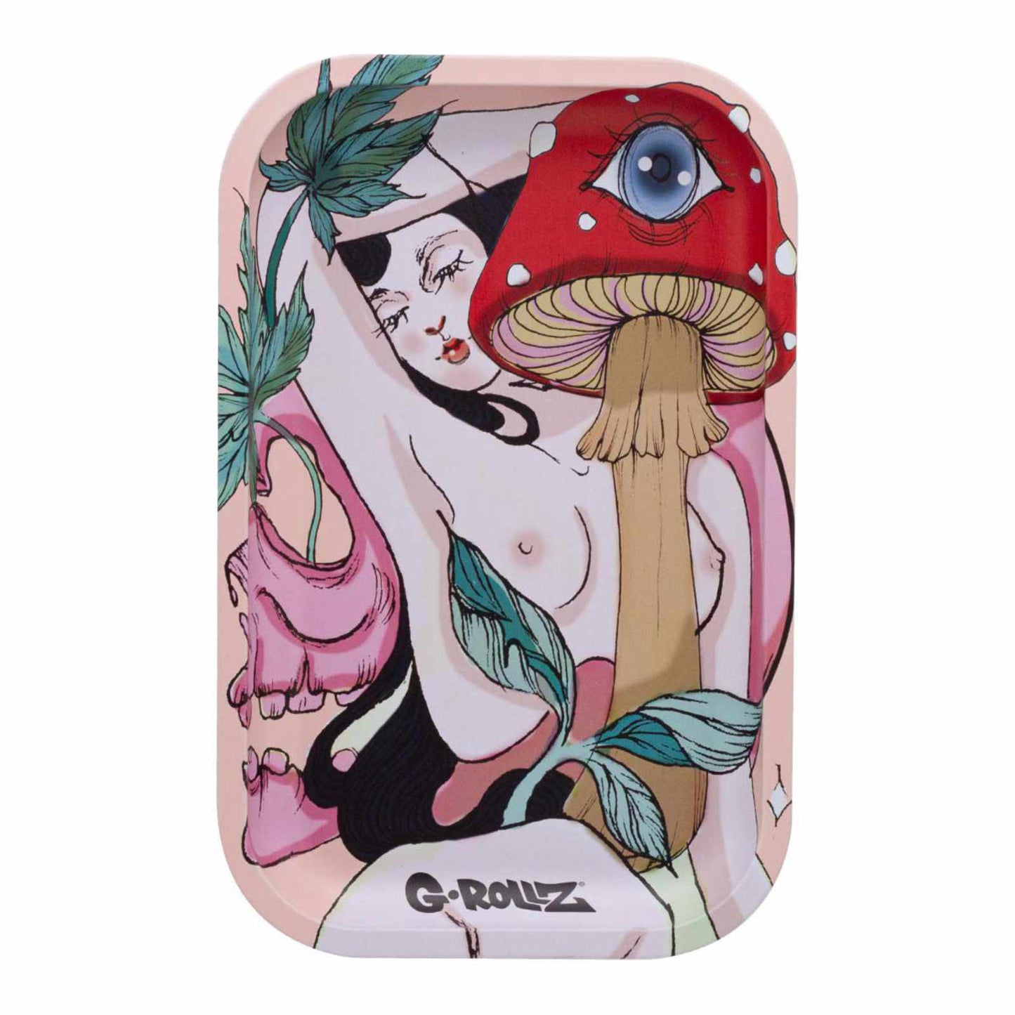 MUSHROOM LADY ROLLING TRAY - 1PCS