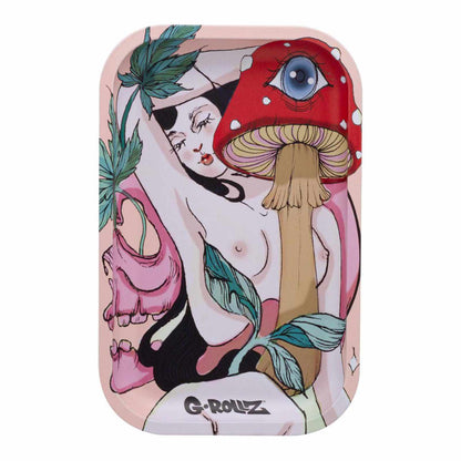 MUSHROOM LADY ROLLING TRAY - 1PCS
