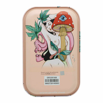 MUSHROOM LADY ROLLING TRAY - 1PCS