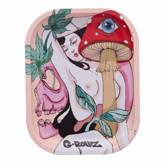MUSHROOM LADY ROLLING TRAY - 1PCS
