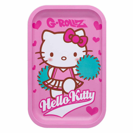 HELLO KITTY CHEERLEADER ROLLING TRAY - 1PCS