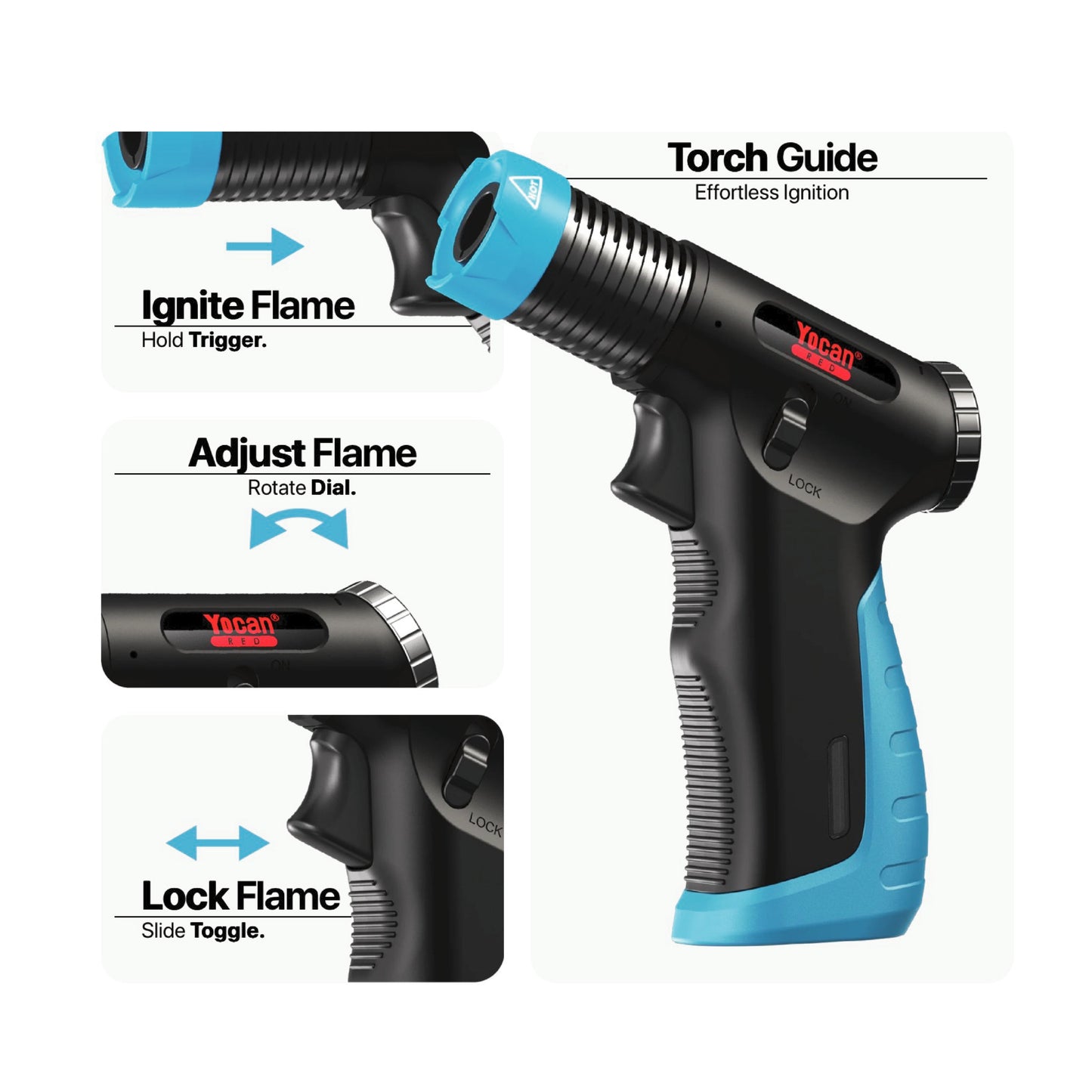 ZAPALOVAČ YOCAN TEMPORAL TORCH - 1 KS