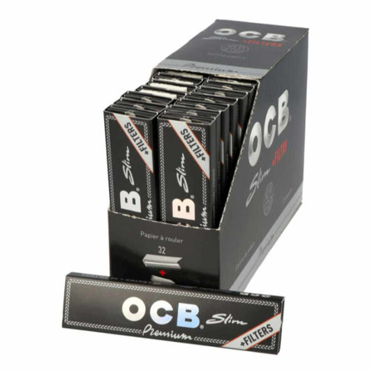 PREMIUM KING SIZE SLIM PAPERS + FILTERS - 32PCS/BOX