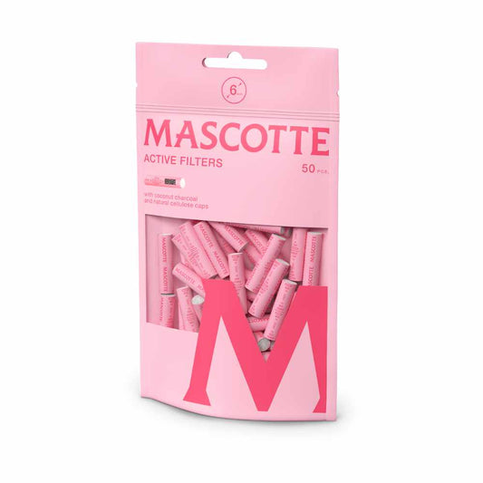 FILTRY UHLÍKOVÉ PINK SLIM - BALENÍ 50 KS - 1 KS