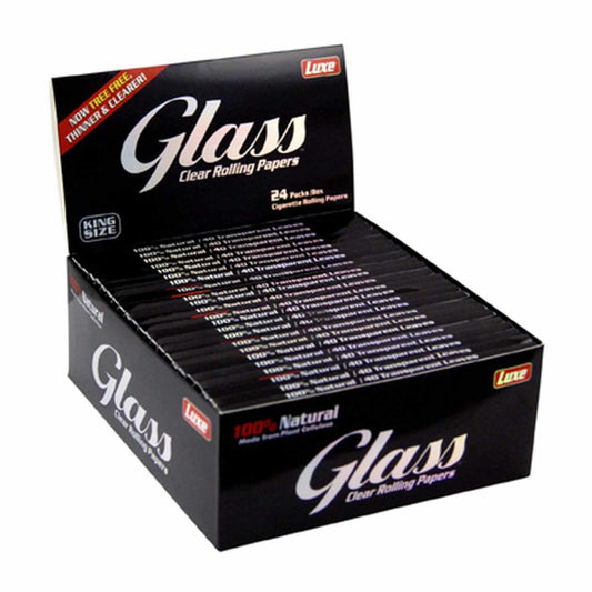 KING SIZE TRANSPARENT PAPERS - 24 PCS/BOX