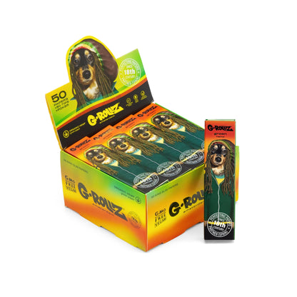 PAPERS + FILTERS REGGAE ORGANIC HEMP KING SIZE SLIM - 24PCS/BOX