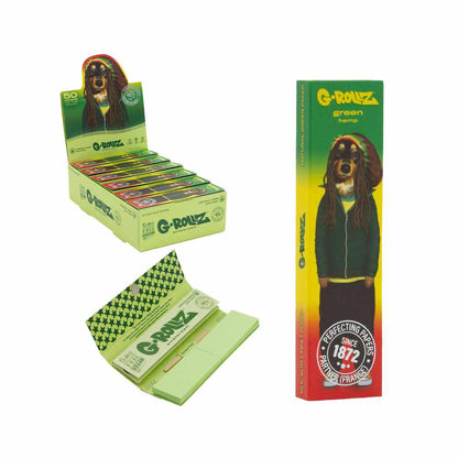 PAPÍRKY + FILTRY REGGAE ORGANIC HEMP KING SIZE SLIM - 24KS/BOX