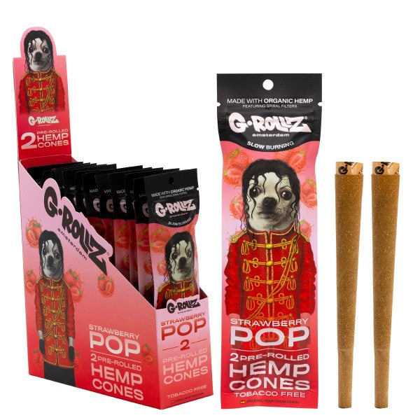 PRE-PACKAGED BLUNTS STRAWBERRY POP 2 PCS