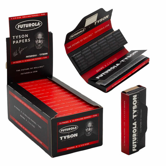 MIKE TYSON PAPERS + FILTERS 1¼ - 24 PCS/BOX