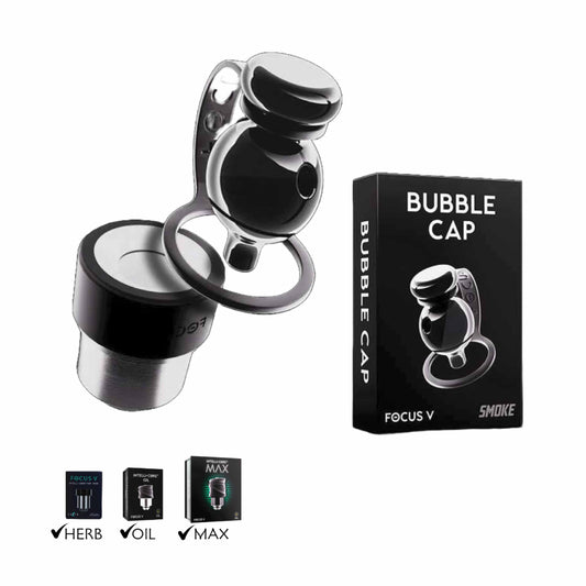 BUBBLE CAP & TETHER PRO FOCUS V CARTA - SMOKE - 1 KS