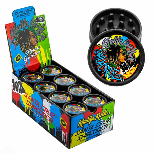 WIZ KHALIFA PLASTIC GRINDER Ø 55 MM (2 PARTS) - 24 PCS/BOX