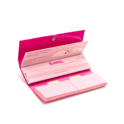 PAPÍRKY + FILTRY LIGHTLY DYED PINK PINK KING SIZE SLIM - 24KS/BOX