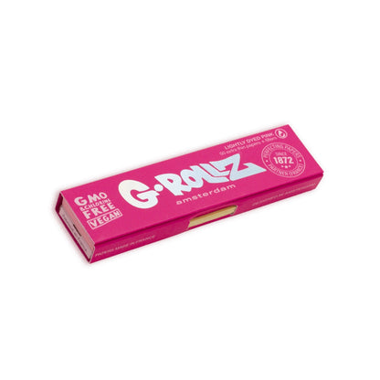 PAPÍRKY + FILTRY LIGHTLY DYED PINK PINK KING SIZE SLIM - 24KS/BOX