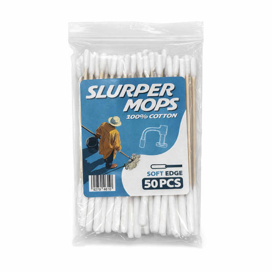 ČISTÍCÍ VATOVÉ TYČINKY SLURPER MOPS ZAOBLENÉ - 49KS/BALENÍ