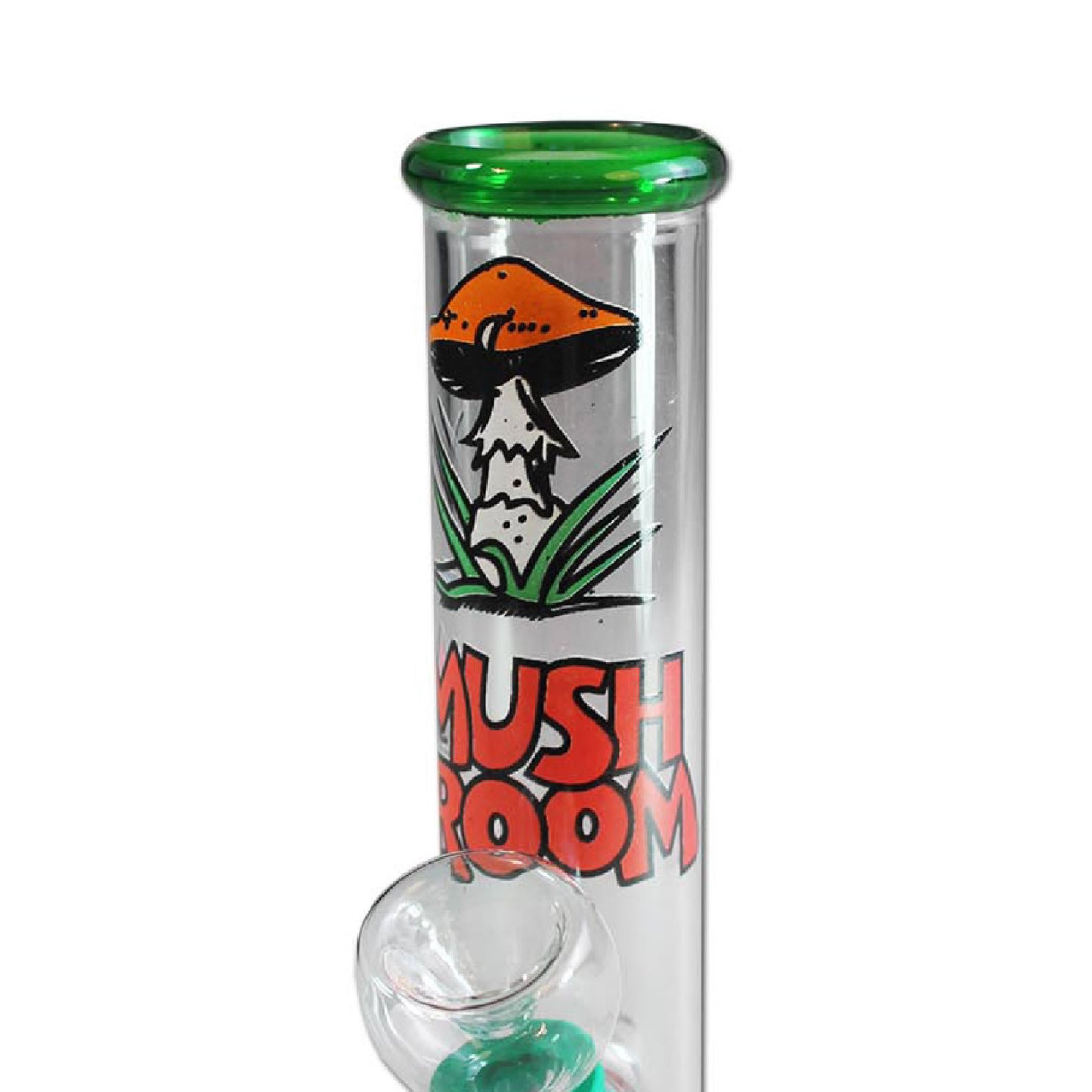 MINI BONG MUSHROOM 16 CM ZELENÁ - 1 KS