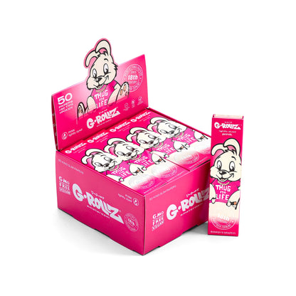 PAPERS + FILTERS THUG FOR LIFE PINK KING SIZE SLIM - 24 PCS/BOX