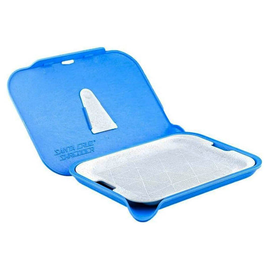 ROLLING TRAY WITH LID BLUE - 1PCS